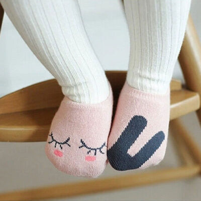 

Cute Baby Girl Boy Anti-slip Socks Cartoon Newborn Slipper Shoes Boots 0-4 Years