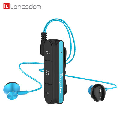 

Lanston BX10 portable wireless Bluetooth headset running sports headphones binaural stereo subwoofer oppo vivo phone universal earbud style music headphones sky blue