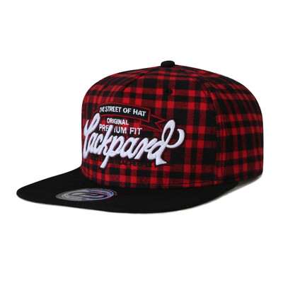 

LACKPARD hip-hop cap of the Korean version of the women general hat simple leisure lattice baseball cap