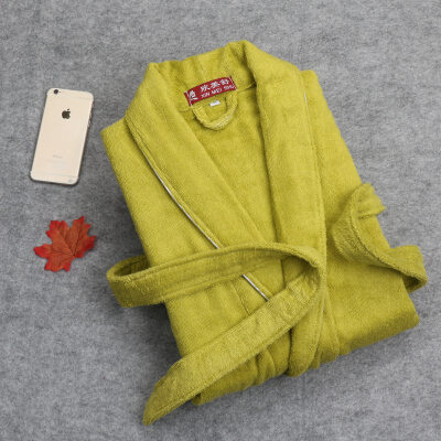 

Xinmeishu cotton bathrobe hotel bathrobe autumn&winter towel material pajamas men&women couples robe adult long bathrobe soft drinking indoor&outdoor swimming hot spring clothes