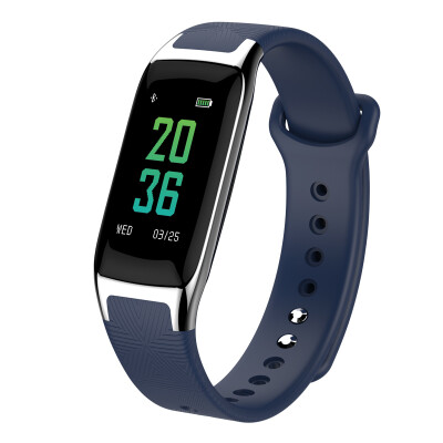 

Demon MOONPI smart bracelet B11 color touch heart rate&blood pressure sleep monitor large screen WeChat content display call reminder more sports mode deep blue