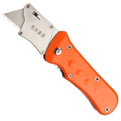 

Jimmy home JM-G12006 utility knife folding knife outdoor knife paper knife wallpaper knife heavy duty stainless steel knife portable quick change blade 15 blade