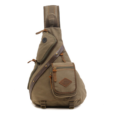 

2015 Fashion Men Bags Canvas Chest Diagonal Package Messenger Shoulder Bag Waterproof Sport Casual Running Outdoor Back Pack