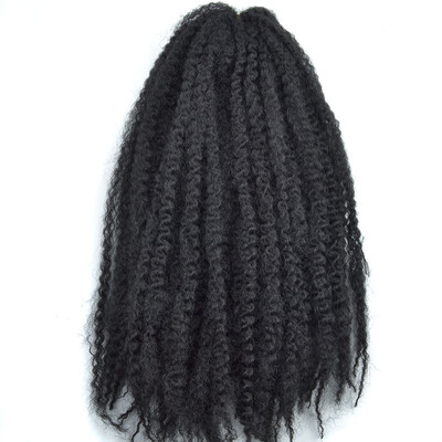 

Chorliss Kinky Twist Braiding Hair Extensions 18Inch 100g 6 pcslot Synthetic Ombre Crochet Hair