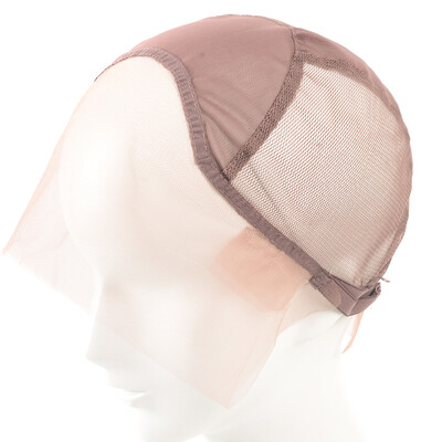 

1pcs Mesh Lace Front Wig Cap Base Glueless Weaving Caps Comfortable Hairnets For Making Wigs With Adjustable Strap Styling Tool