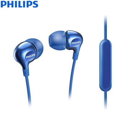 

Philips (PHILIPS) красочный телефон гарнитур с пшеничными SHE3705 (темно-синим)