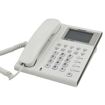 

Philips PHILIPS CORD222 Caller ID telephone home landline business office telephone blue