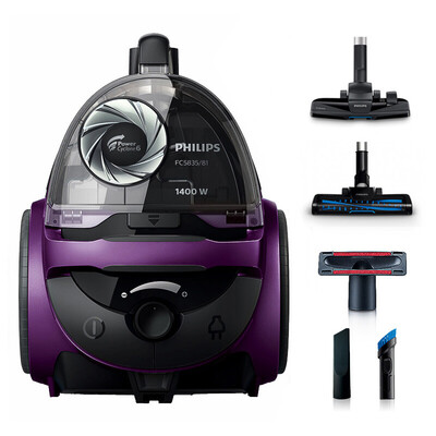 

Philips PHILIPS vacuum cleaner FC5835 81 household dust-free bag high power metal purple