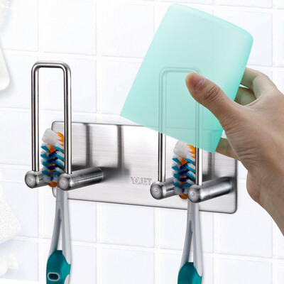 

Germany YOULET stainless steel toothbrush holder mouth cup holder suction wall bathroom creative cup holder