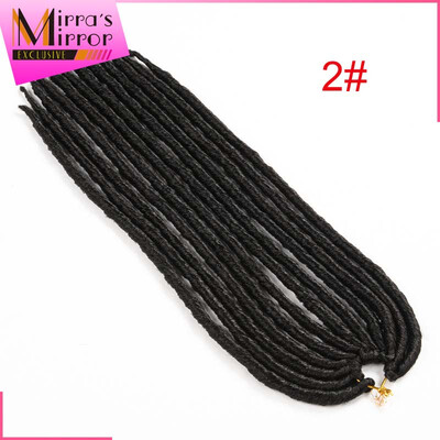 

Wholesale 9packsLot crochet twist hair synthetic faux locs crochet hair Kanekalon Soft dread Fauxlocs 14 18" for black women