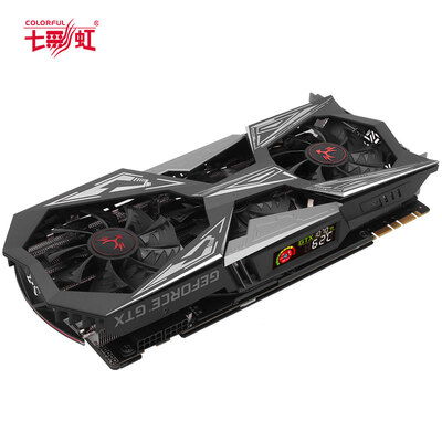 

Colorful iGame Ge Force GTX1070Ti Vulcan X Top GTX1070Ti 1607-1683MHz8Gbps 8G256bit Graphics Card