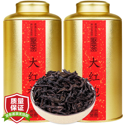 

Чай Runuu Tea Oolong Dahongpao Wuyi Rock Tea Tea Подарочная коробка Poly Tea Cinnamon 320g (160g * 2 Can)