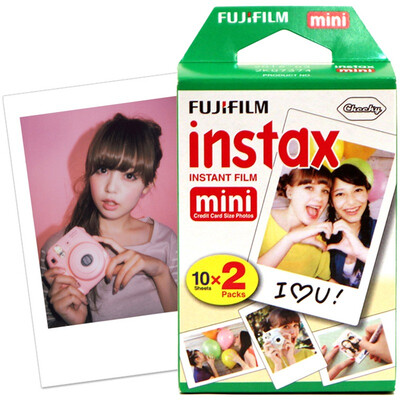 

Fuji FUJIFILM INSTAX an imaging camera MINI photo paper film white side double packaging