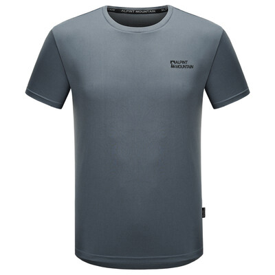 

El Monte ALPINT MOUNTAIN Spring Summer Couple Quick Dry T-Shirt Outdoor Short Sleeve Moisture Sweat T-Shirt 630-522 Navy Blue