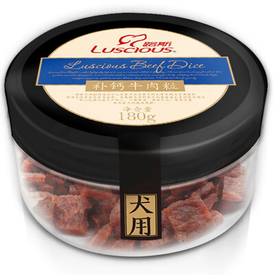 

Los luscious dog pet snacks original beef grain 180g