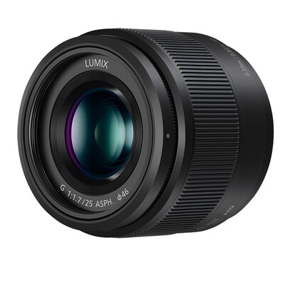 

Panasonic Panasonic H-H025-K 25mm F17 standard fixed focus lens black