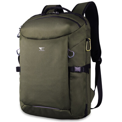 

Seven wolves SEPTWOLVES backpack casual sports bag large capacity Oxford cloth waterproof men&women students bag black B0100172-101