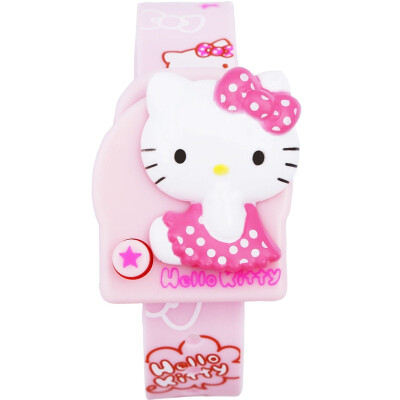 

Hello Kitty (HelloKitty) дети смотреть LCD отказов милые девушки студент электронные часы прыгать стол HK264A милый розовый