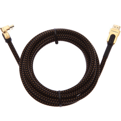 

CHOSEAL CH-B01D5 HDMI cable version 20 4K 2K15 meters gold plated 90 degrees terminal head high-end wire