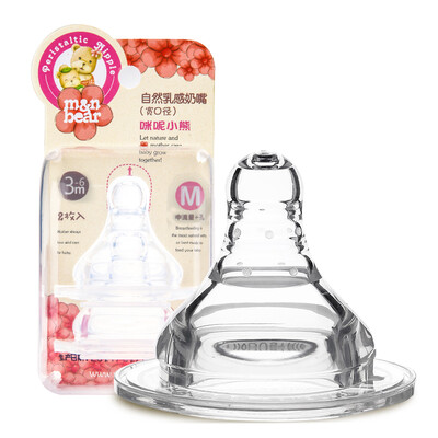 

M&N BEAR Wide Caliber Real Pacifier 2 Pieces M Cross Hole Newborn