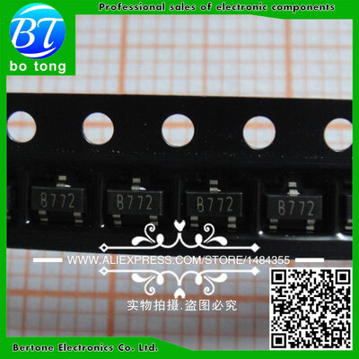 

Free Shipping 1000PCS 2SB772 B772 NPN SOT-23 NPN Transistor