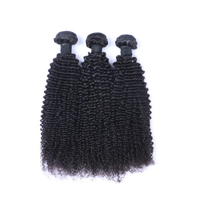 

9A Kinky Curly Virgin Hair 3 Bundles Brazilian Virgin Human Hair Weave Extensions