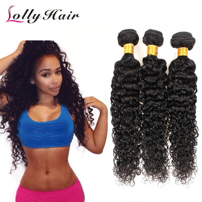 

7A Качество перуанских волос Virgin Kinky Curly Wave 1Pcs Lot Перуанские кудрявые завитые волосы Lolly Hair Company 8-28inch Горячие продажи