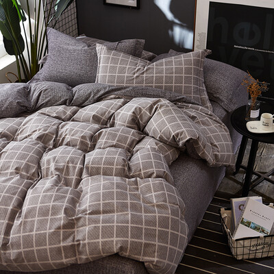 

Brata Four sets of thick warm cotton peached cotton bedding set