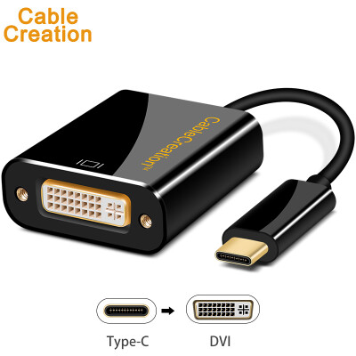 

CABLE CREATION CD0006 Type-C to DVI Converter USB31 USB-C to DVI Adapter Adapter 1080P Extension Cable New MACBOOK Connection