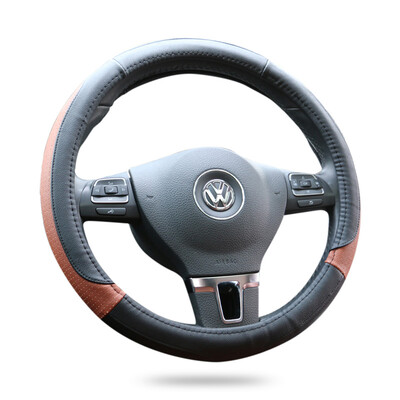 

Brace BOLISH Sagitar Magotan Sylphy Audi Diane High 7 Tiguan Accord H6 Buick Emgrand Corolla Four Seasons Universal Steering Wheel Set BT04 Black Coffee Color