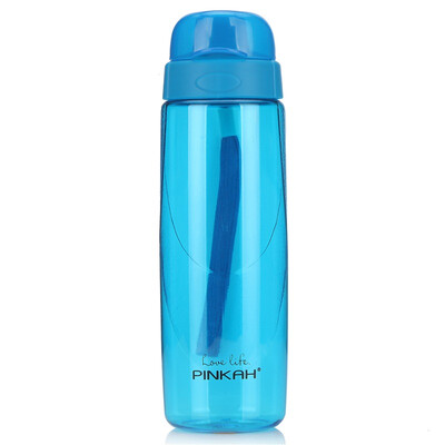 

Product Family Kettle Outdoor Portable Cup 600ml High Capacity Belt PC Sport Water Cup PJ-734 Blue