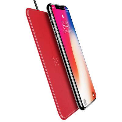 

Беспроводное зарядное устройство NOHON для Apple 8 / X / iPhone8Plus Samsung S6 / 7 / 8edge + 30570 Red