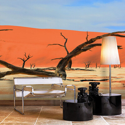 

Custom Photo Mural Non-woven Wallpaper For Walls Dead Branches Desert Landscape Wall Painting Papel De Pared 3D Mural Wall Paper