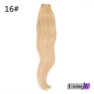 

Remeehi Full Head 16"~24" Thick Invisible Miracle Wire Flip In Remy Human Hair Extensions Any Colors 120g Width 28CM