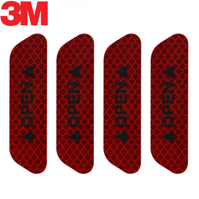 

3M reflective stickers door safety warning car stickers 2593cm 4 pieces
