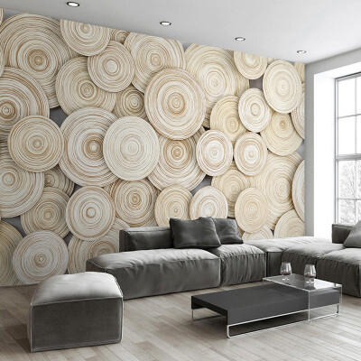 

Large Custom Mural Wallpaper Modern Design 3D Wood Texture Living Room TV Background Wall Decorative Art Wallpaper Wall Covering