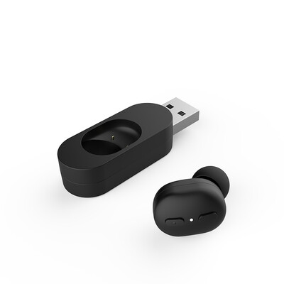 

QCY MINI1 молодежная версия мини беспроводной гарнитуры Bluetooth портативная USB линия заряд просо яблоко Эндрюс телефон универсальный черный