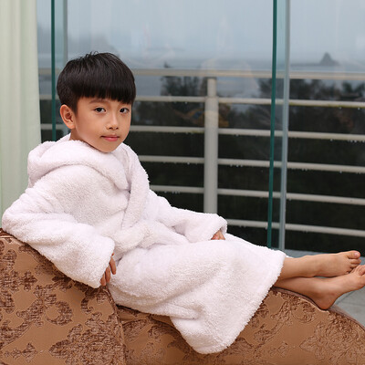 

Xinmeishu children&39s bathrobes towel yukata thickening combed long-staple cotton gowns youth pajamas swimming hooded hot spring clothes