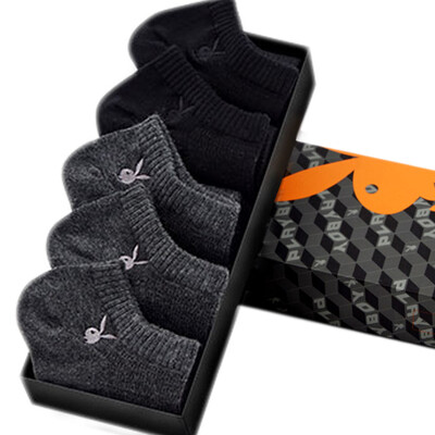 

Jingdong Supermarket Playboy PLAYBOY 2411 gift box 5 pairs of men&socks socks sports mesh breathable male socks men&39s cotton socks male black 2 dark gray 2 light gray 1