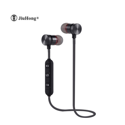 

XT-6 Bluetooth Earphone Metal Magnetic Wireless Headphone Anti-sweat Sports In-Ear Earbuds With Mic for mobile phone