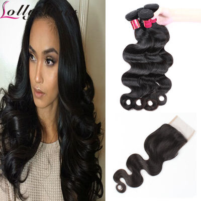 

Cheap Peruvian Virgin Hair With Closure Peruvian Body Wave with Closure Peruvian Virgin Hair 3 Bundle Deals With Lace Closure