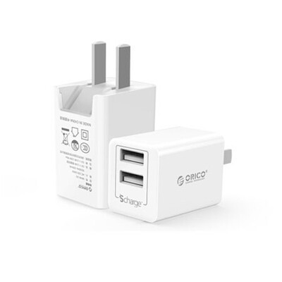

(ORICO) ВАЗ-2U 2-портовый USB-зарядное устройство / многоходовое зарядное устройство / 2.4A зарядка головка один порт