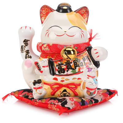 

Jingdong Supermarket Jinshi Workshop Lucky Cat Extra Large Shop Opening Decoration Qiaoqianyun Long live electric shake hands ceramic Lucky Cat SC53433