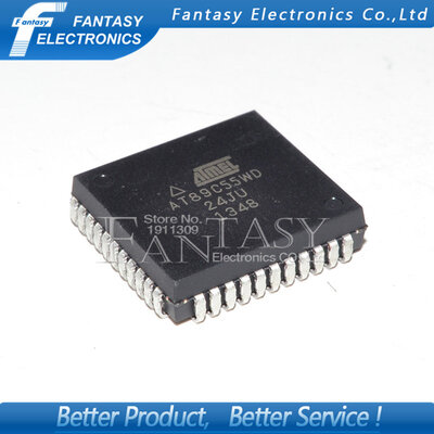 

2PCS AT89C55WD-24JU PLCC AT89C55WD-24 PLCC44 AT89C55 new&original IC free shipping
