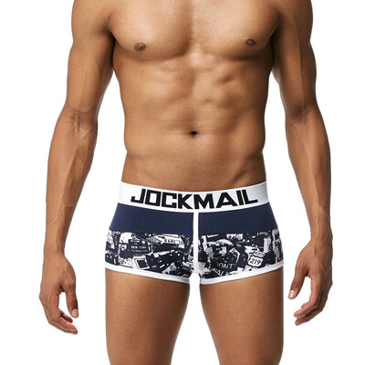 

JOCKMAIL low-rise mens boxer briefs cotton print comfort soft absorbent sweat