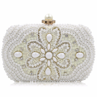 

Milisente New Arrival Women Clutch Bags With Chain Ladies Beauty Wedding Purses Female Clutches Beaded Handmade Bag High Quality