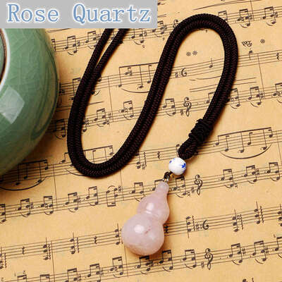 

1PCS Party Necklace Gourd Pendant Natural Crystal Fine Jewelry Rhinestone Turquoise Granate Taki Skyrim Sailor Steampunk Snake