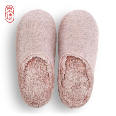 

JZAO Ms Home Fur Plush Slippers Pink S Suitable for 3435 yards