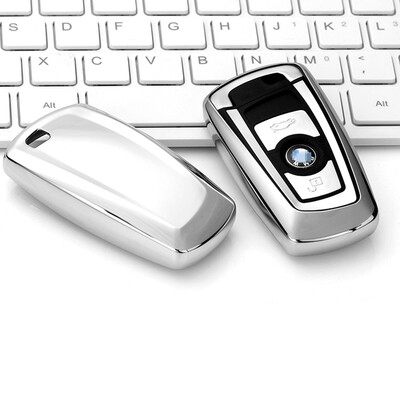 

Di Galen BMW BMW Key Case 3 Series 320li 5 Series X3X4 6 Series Z4 Car Key Cover Dedicated Key Case Buckle Light Silver
