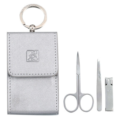 

【Jingdong Supermarket】 Ting Dun STONE stainless steel nail clippers portable ultra-thin nail clipping folding nail clippers leather suit STD019